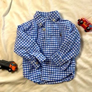 Ralph Lauren Button Down 12 month shirt